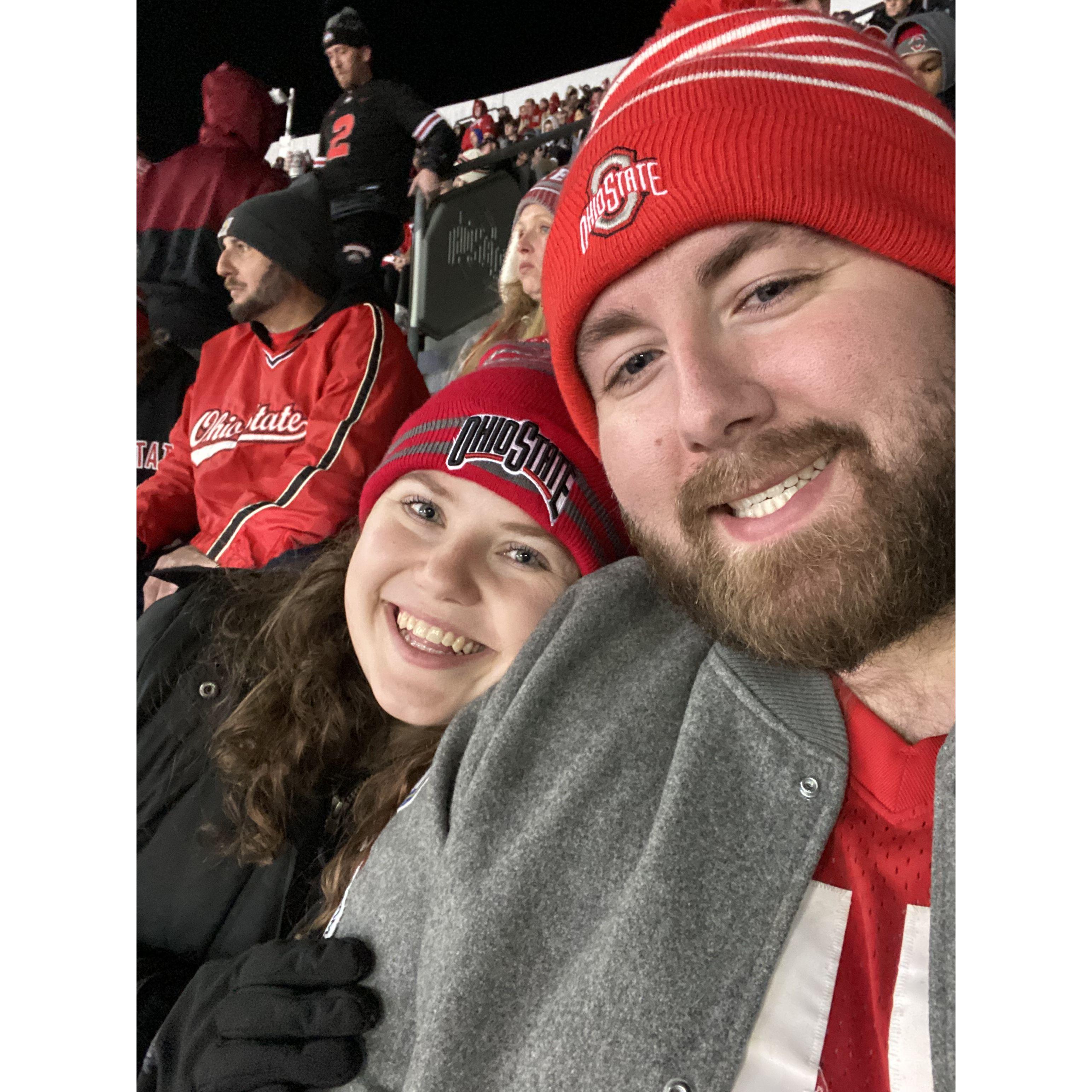 Our first Ohio State football game together