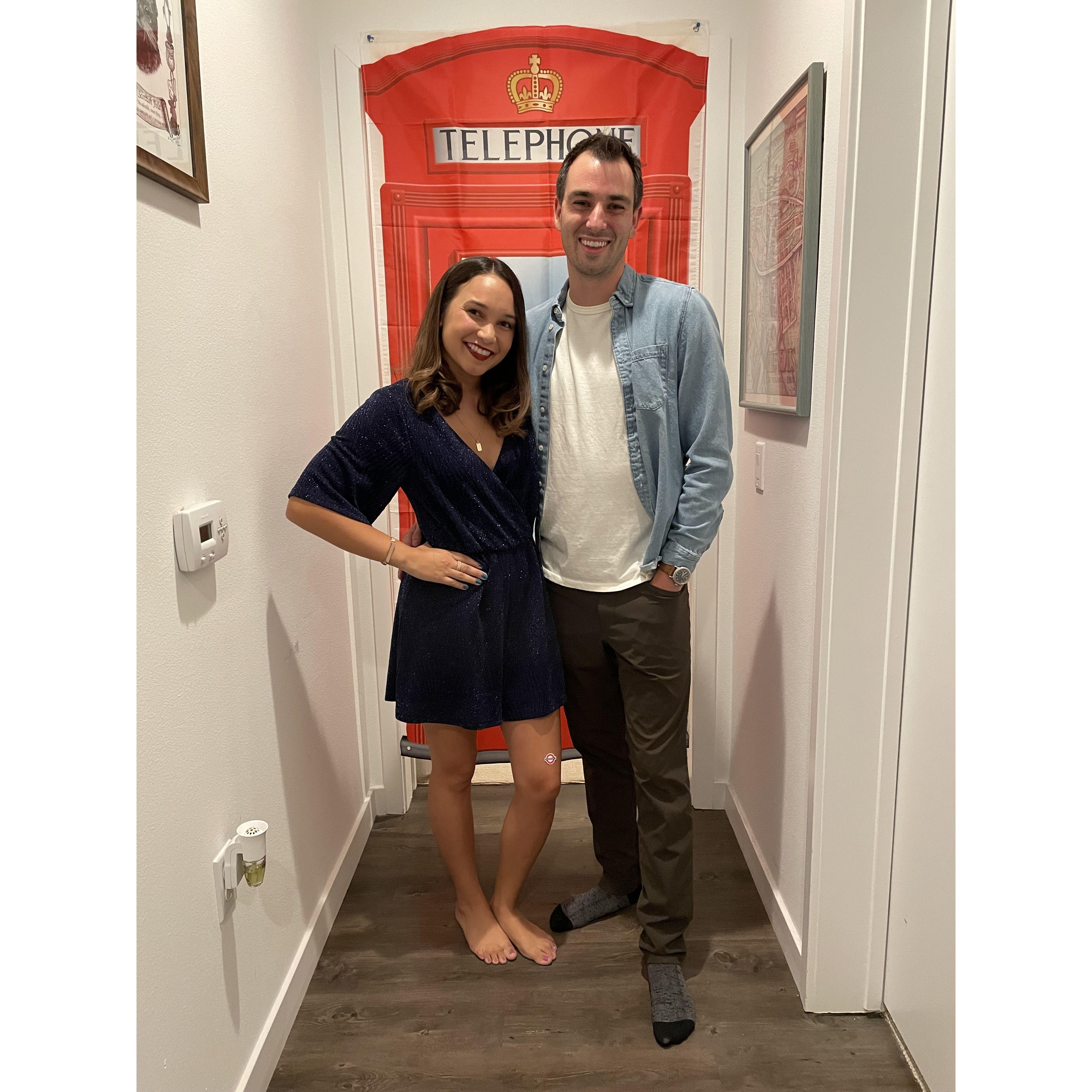 We had an amazing UK themed send-off party before we moved to London! August 2021