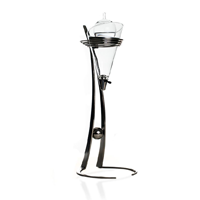 Cooper's Hawk Gemini Decanter Silver
