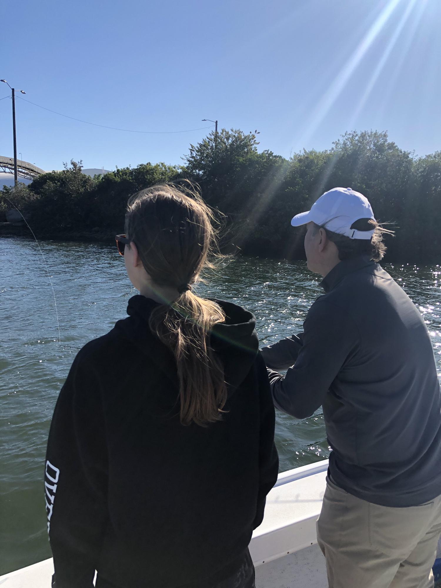 Hayden & Scott fishing in Tampa