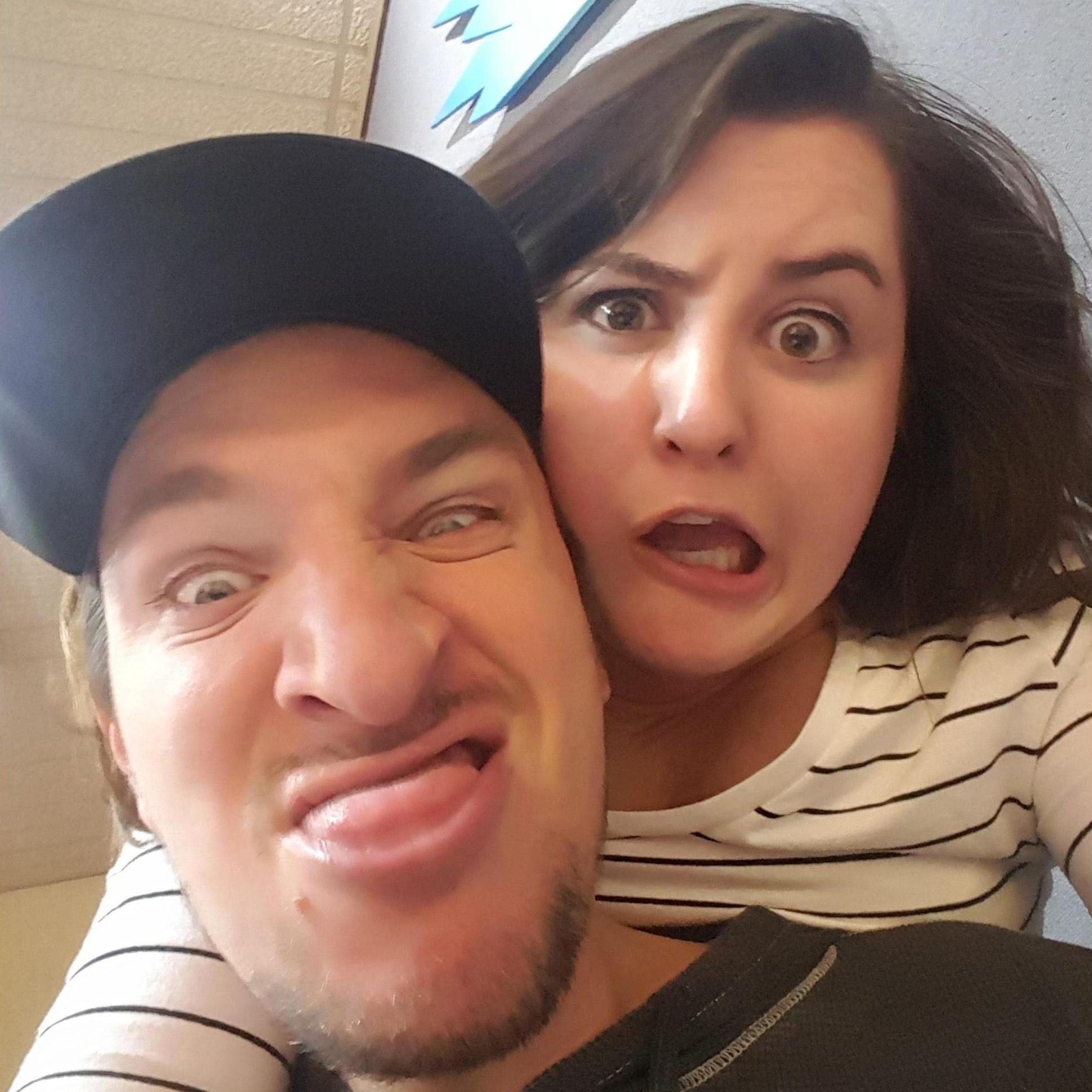 Pretty much our usual type of photo together so we just had to share what we look like on a regular basis!