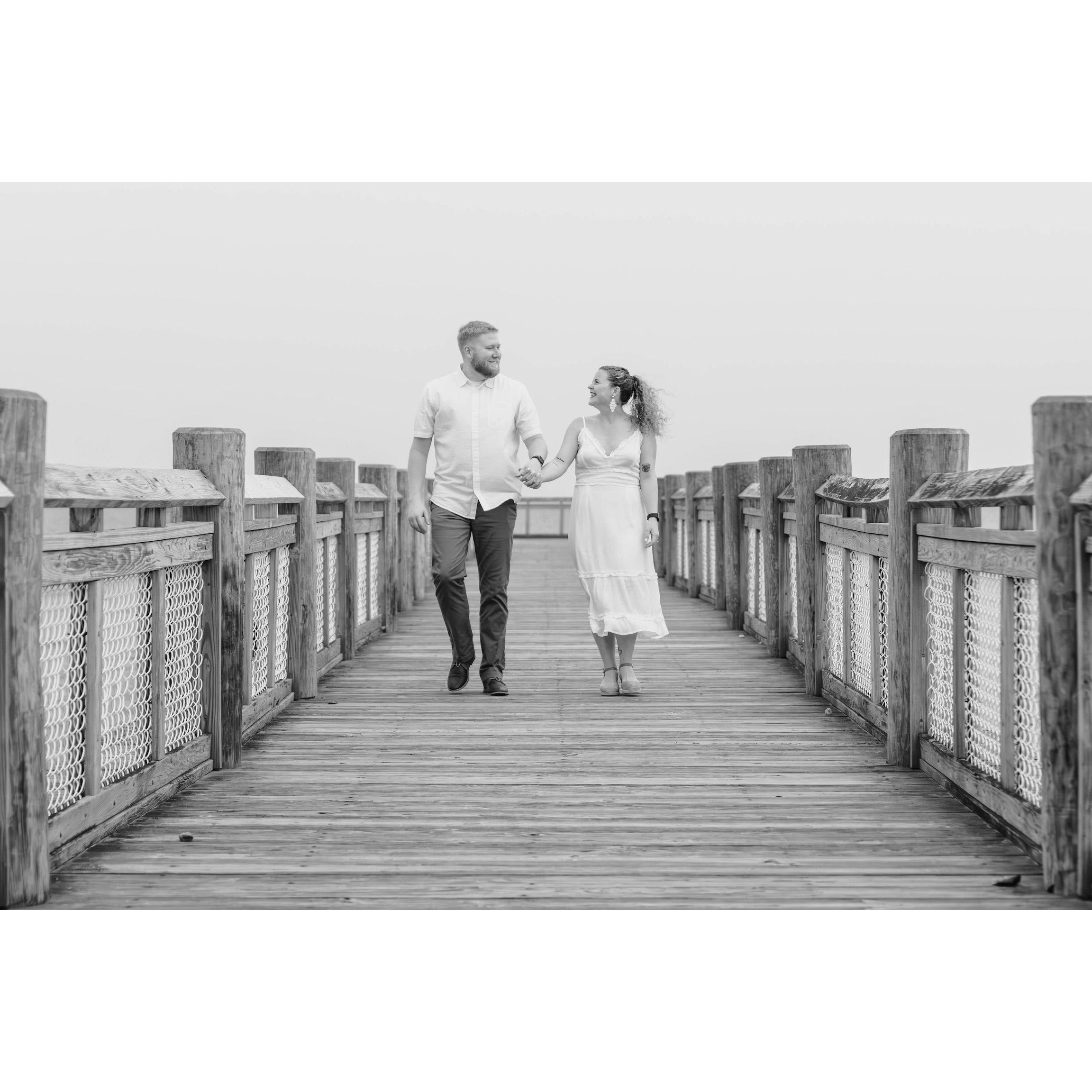 Engagement photos on the beach we live on :)