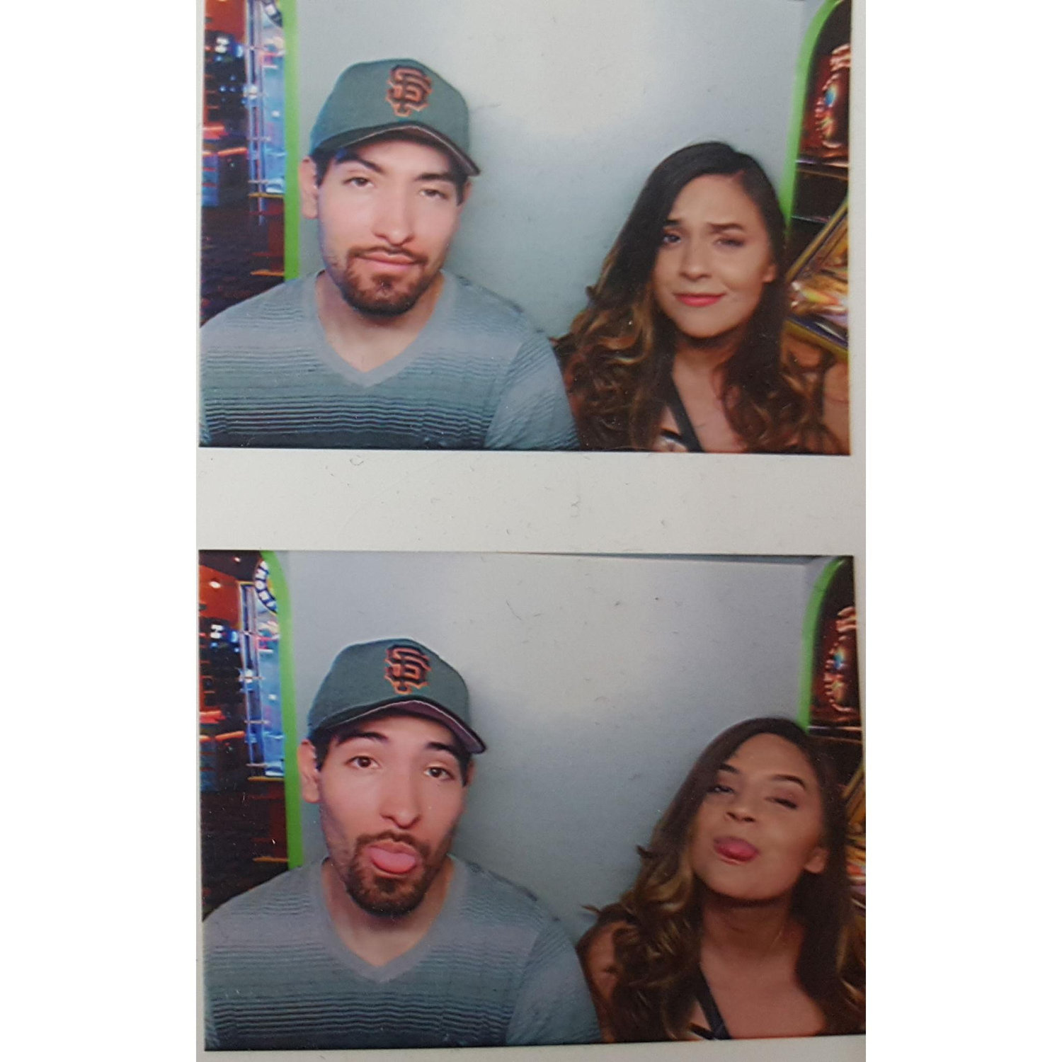 Photobooth shot at John's Incredible Pizza