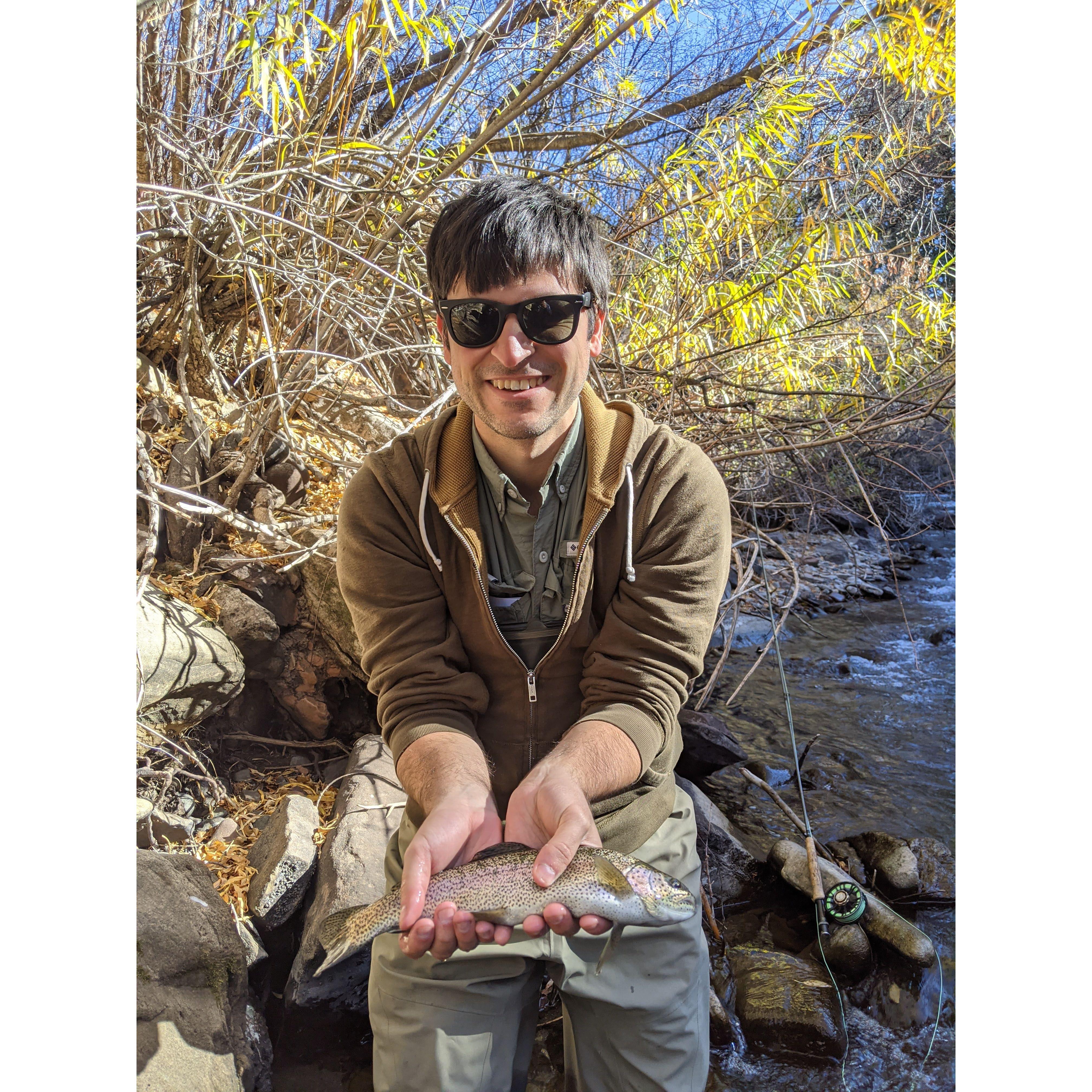 Fly fishing in Telluride, CO.