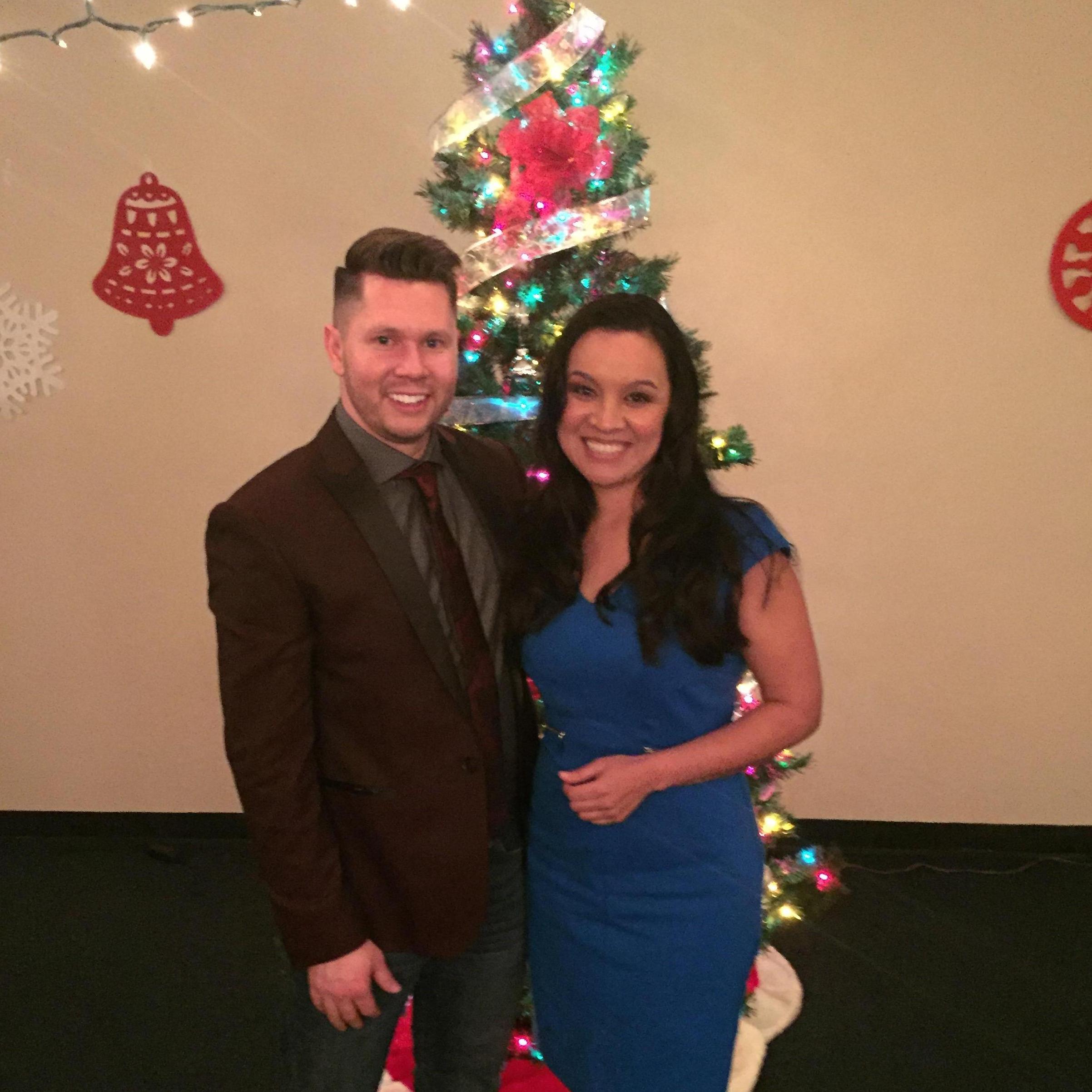 Our first Work Christmas Party. Shaun dominated at Flip Cup and Vivi crushed the competition in Cup Stack.