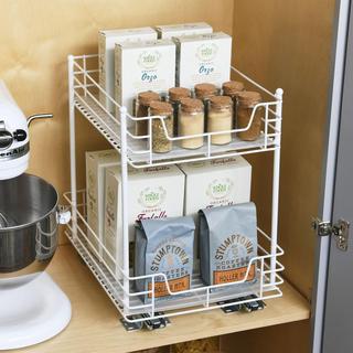 Glidez 2-Tier Sliding Pantry Organizer