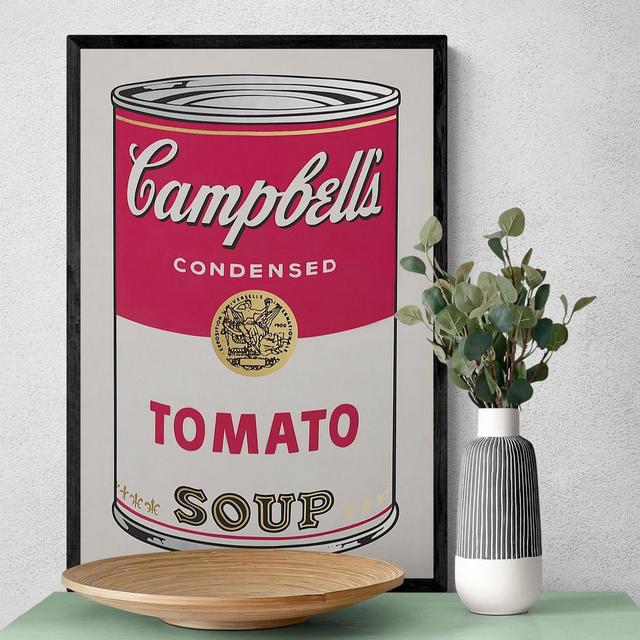 Overnight Shipping Upgrade Included | Tomato Soup from: Campbell's Soup I by Andy Warhol | Print/Canvas | Framed/Unframed
