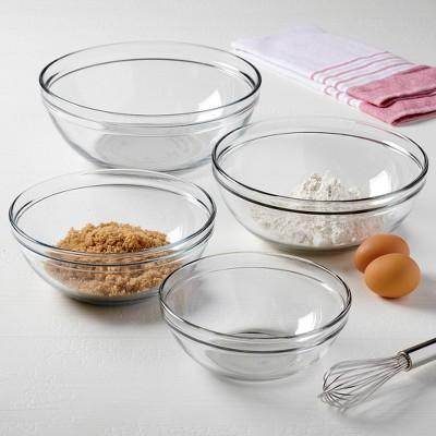 Anchor Hocking 4 Piece Nested Mixing Bowls Set