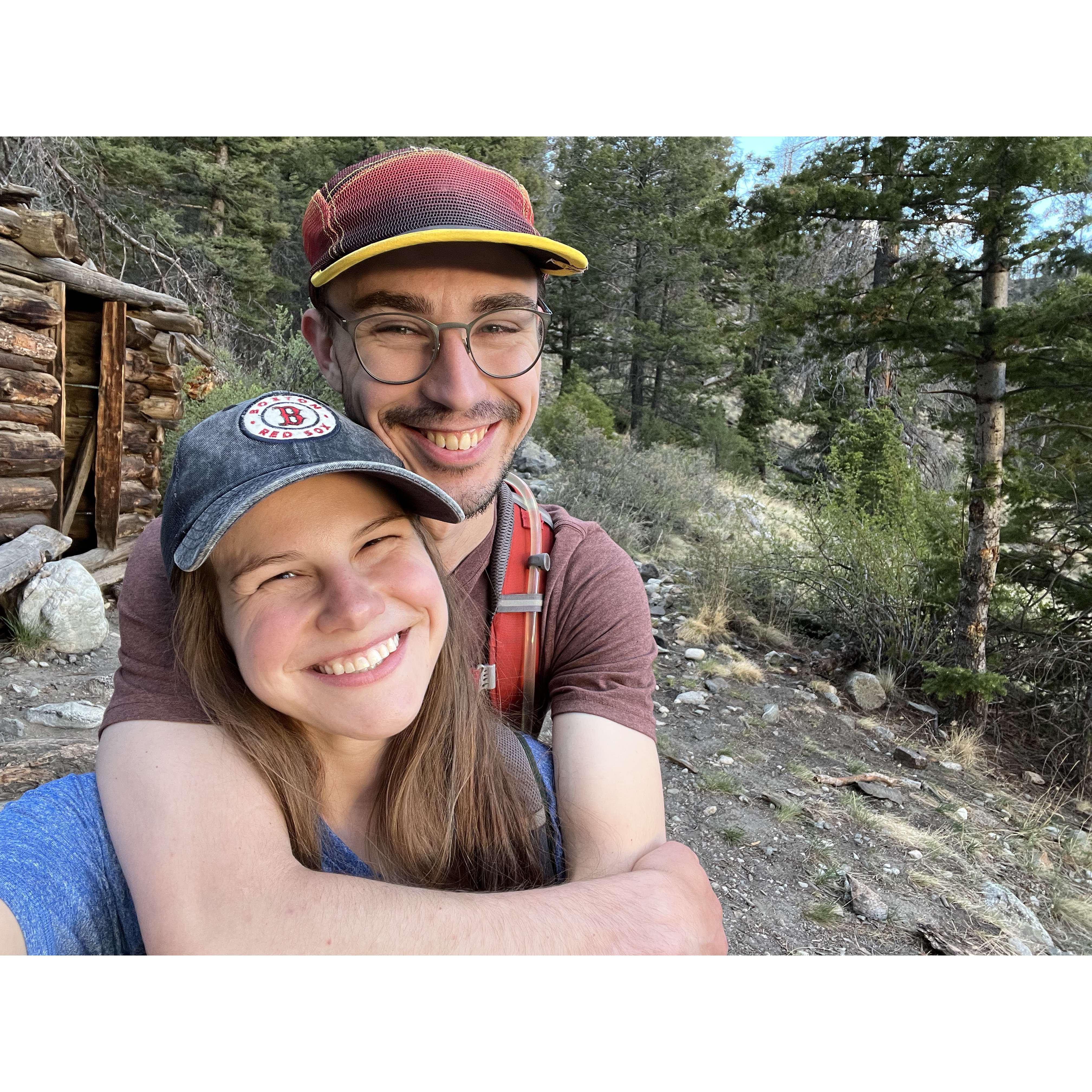 Hiking in Zapata Falls