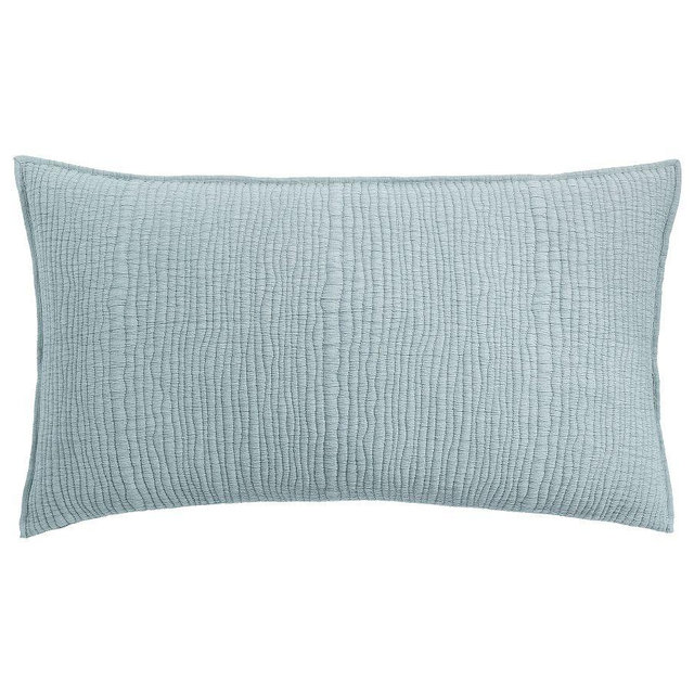 Coastal Washed Quilted Sham, Chambray, King