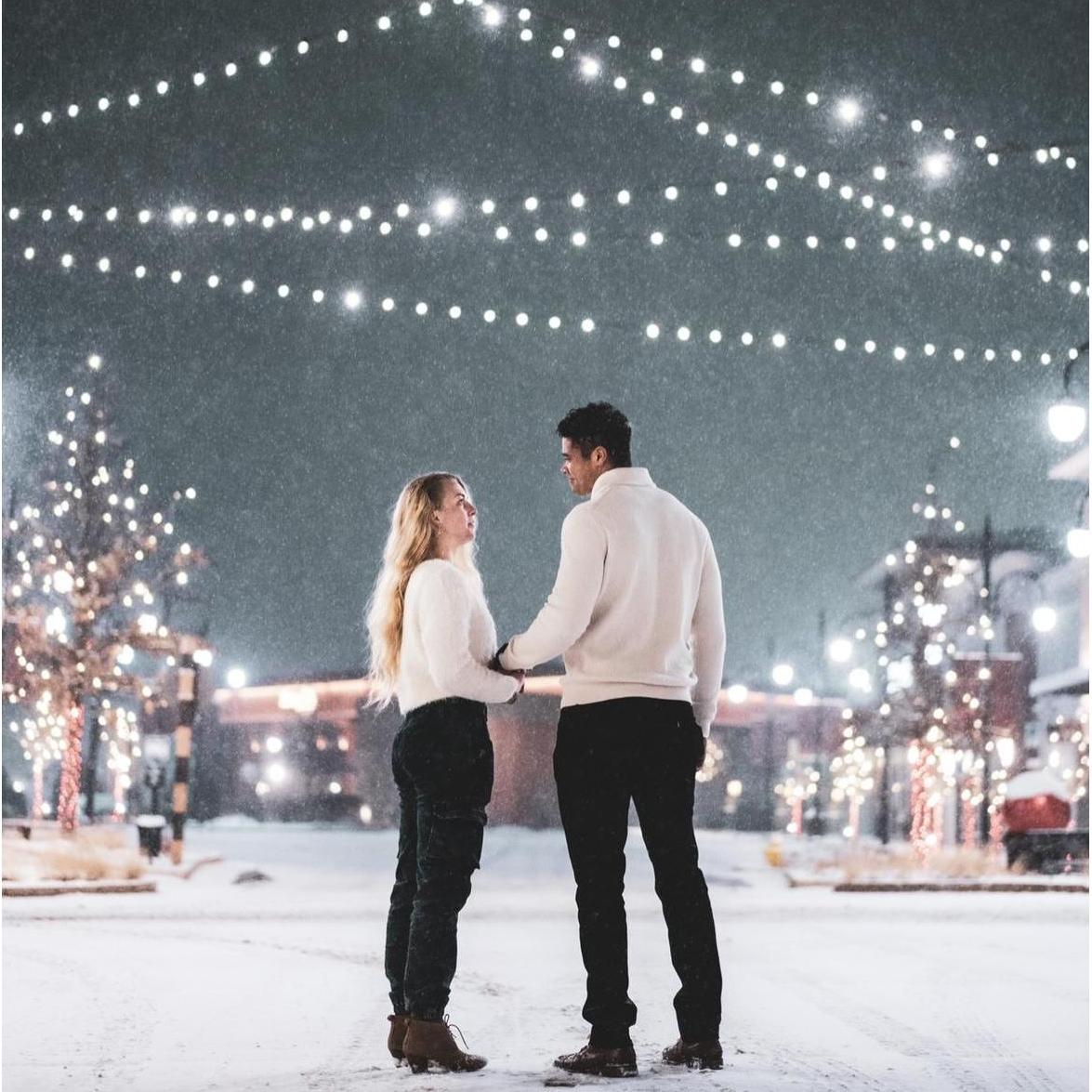 Someone said it was a Hallmark movie setting but we were just falling more and more in love