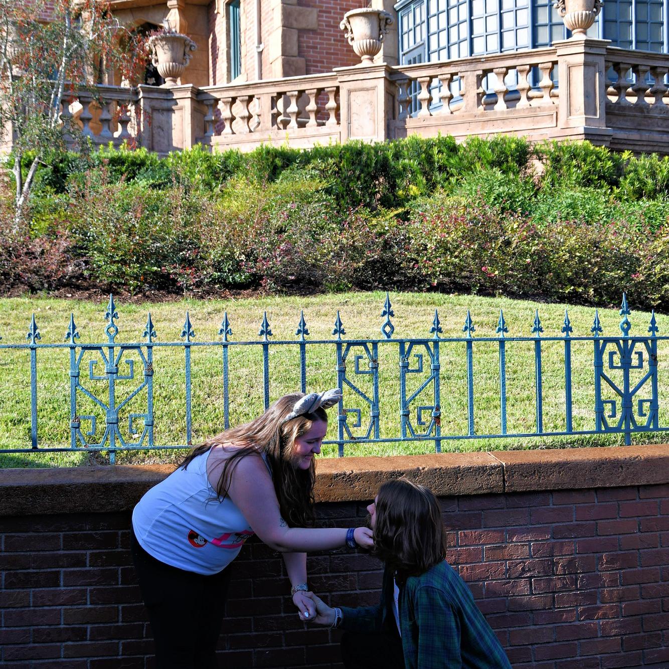 The proposal filled with ghoulish delight! The day we got engaged in front of The Haunted Mansion in Disney World! February 7, 2023