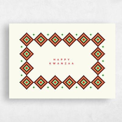Red Standard Holiday Card - Lucia