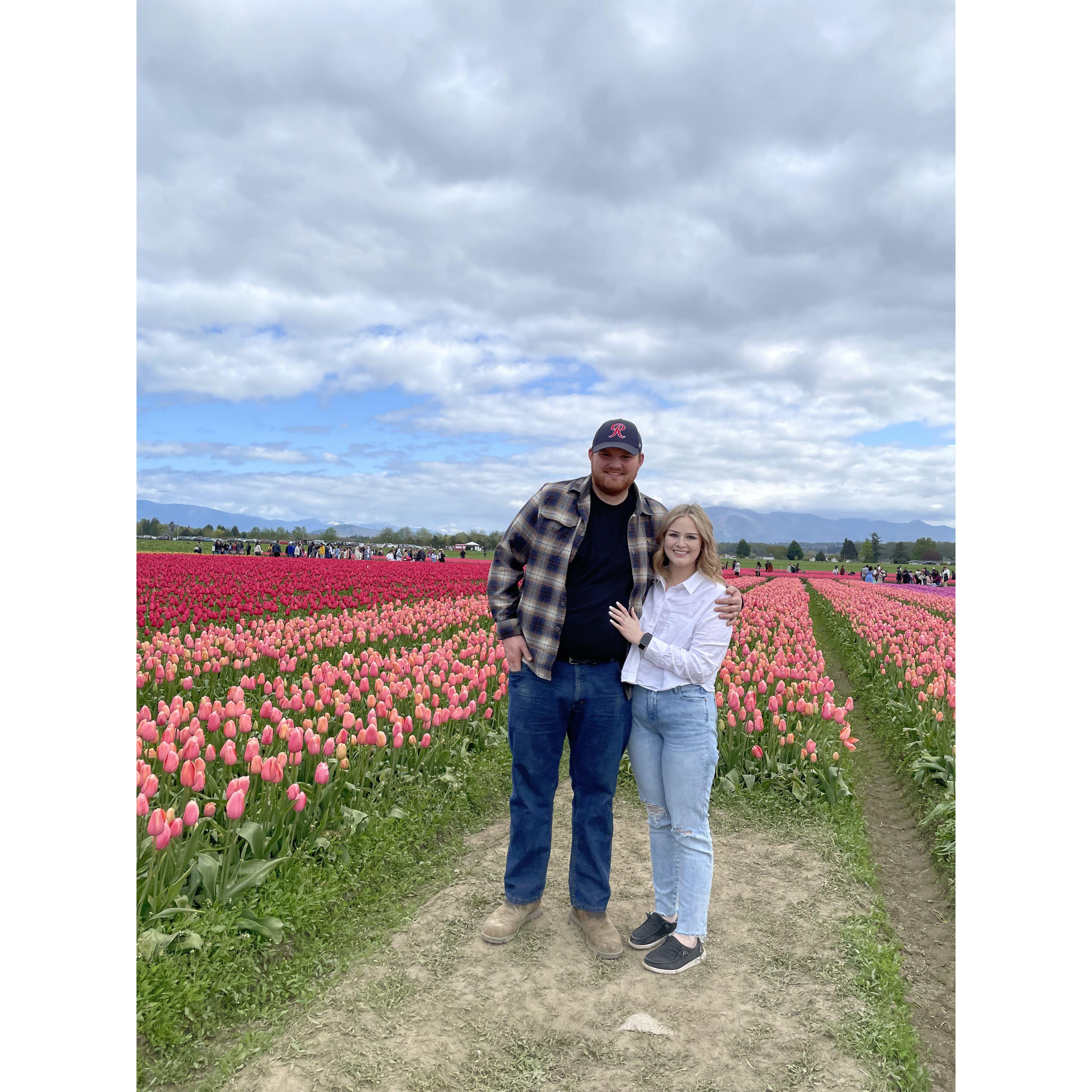 One year anniversary at the Tulip Festival!