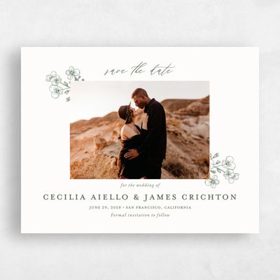 Evergreen Wedding Save the Date - Millbrook Photo