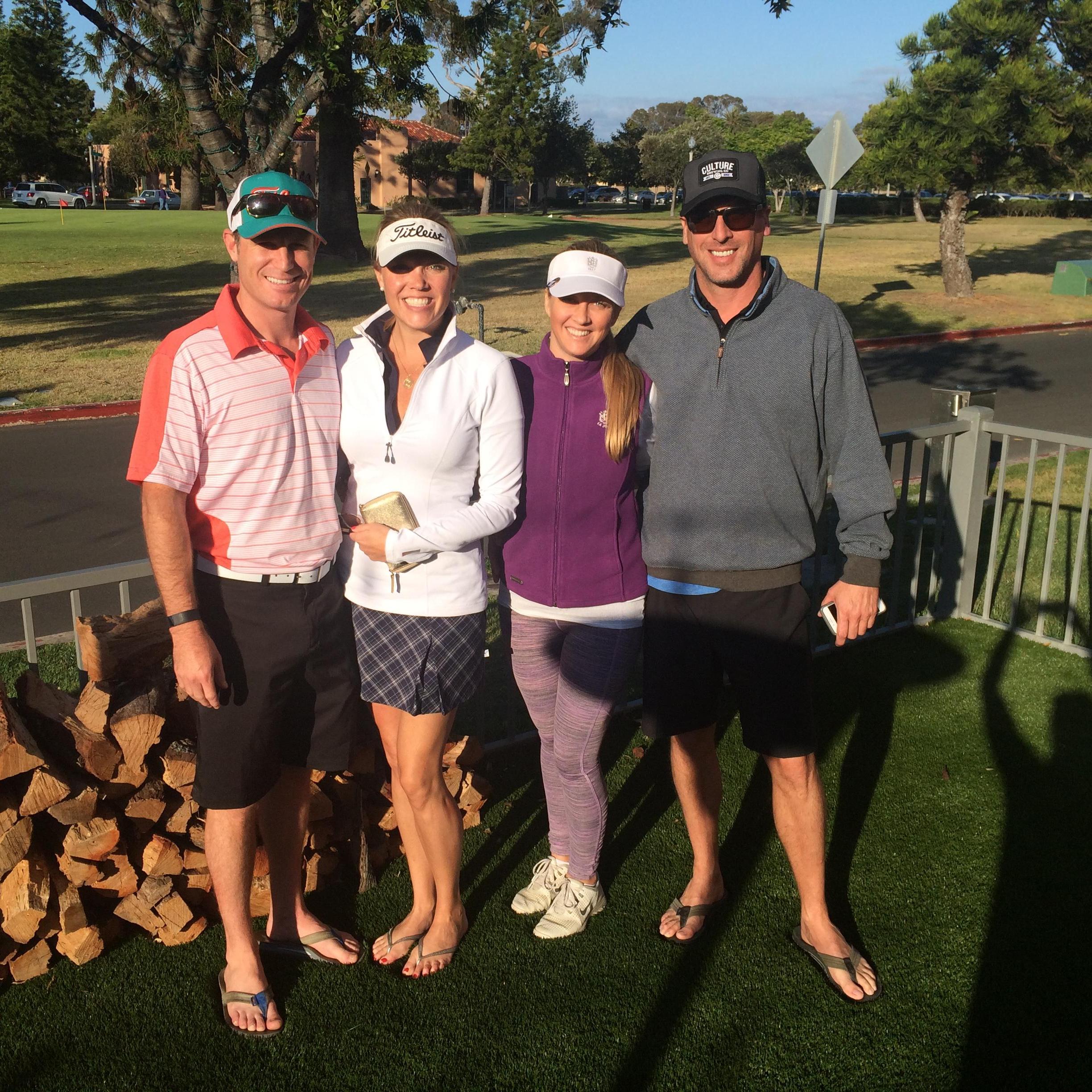 Golf with Marc and Kelly
