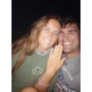 This was taken 5 minutes after Alex proposed <3