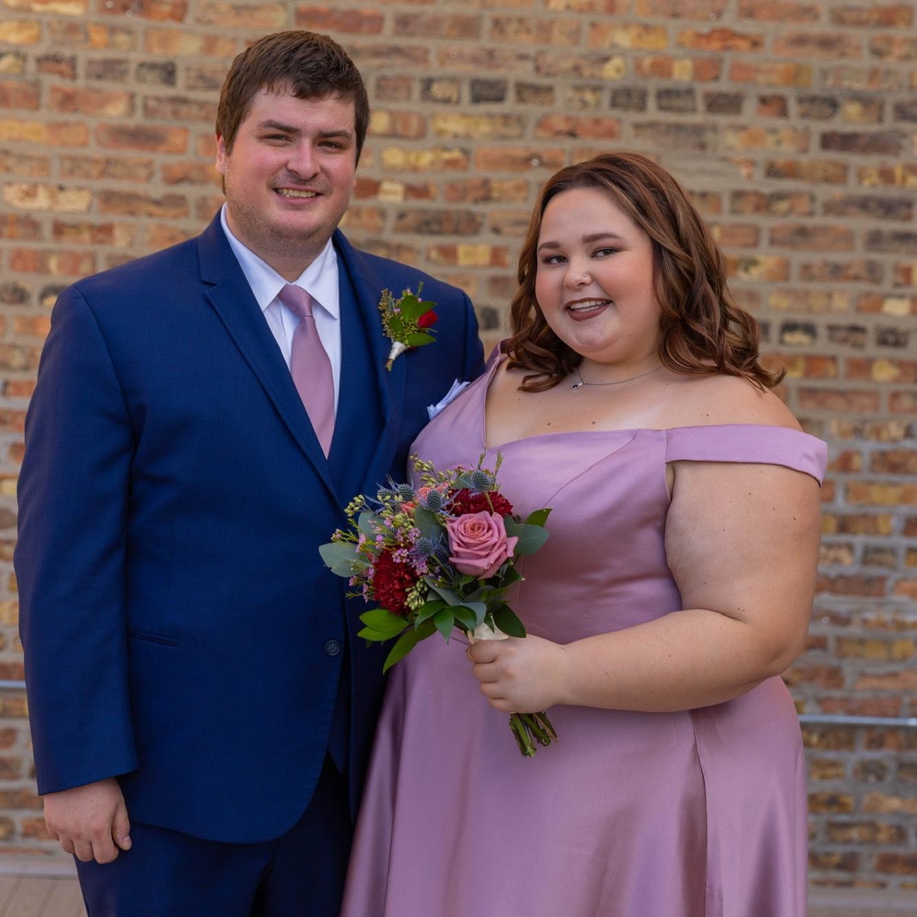 Maddy and Cole at Maddy’s brother Tim’s wedding ♥️