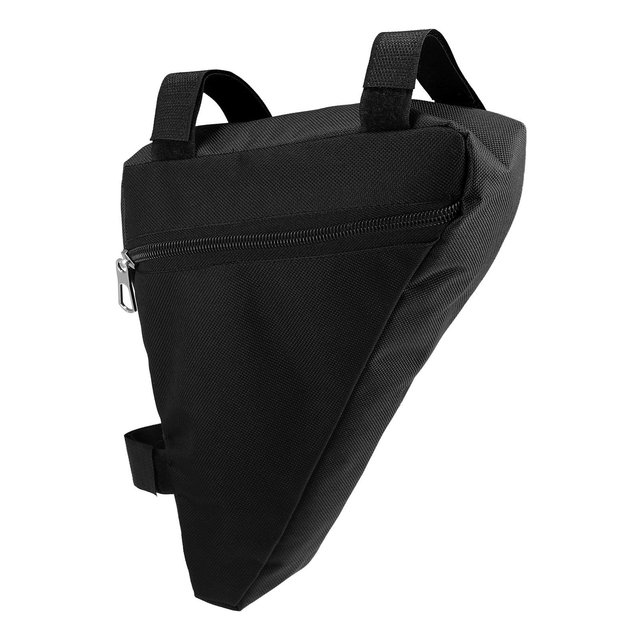 Unique Bargains Bike Triangle Frame Storage Bag Black 1 Pc