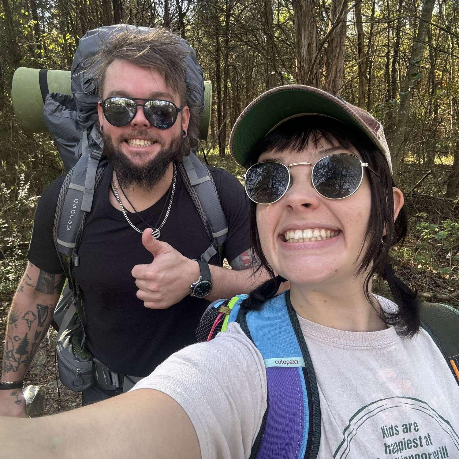 Hiking and camping!
