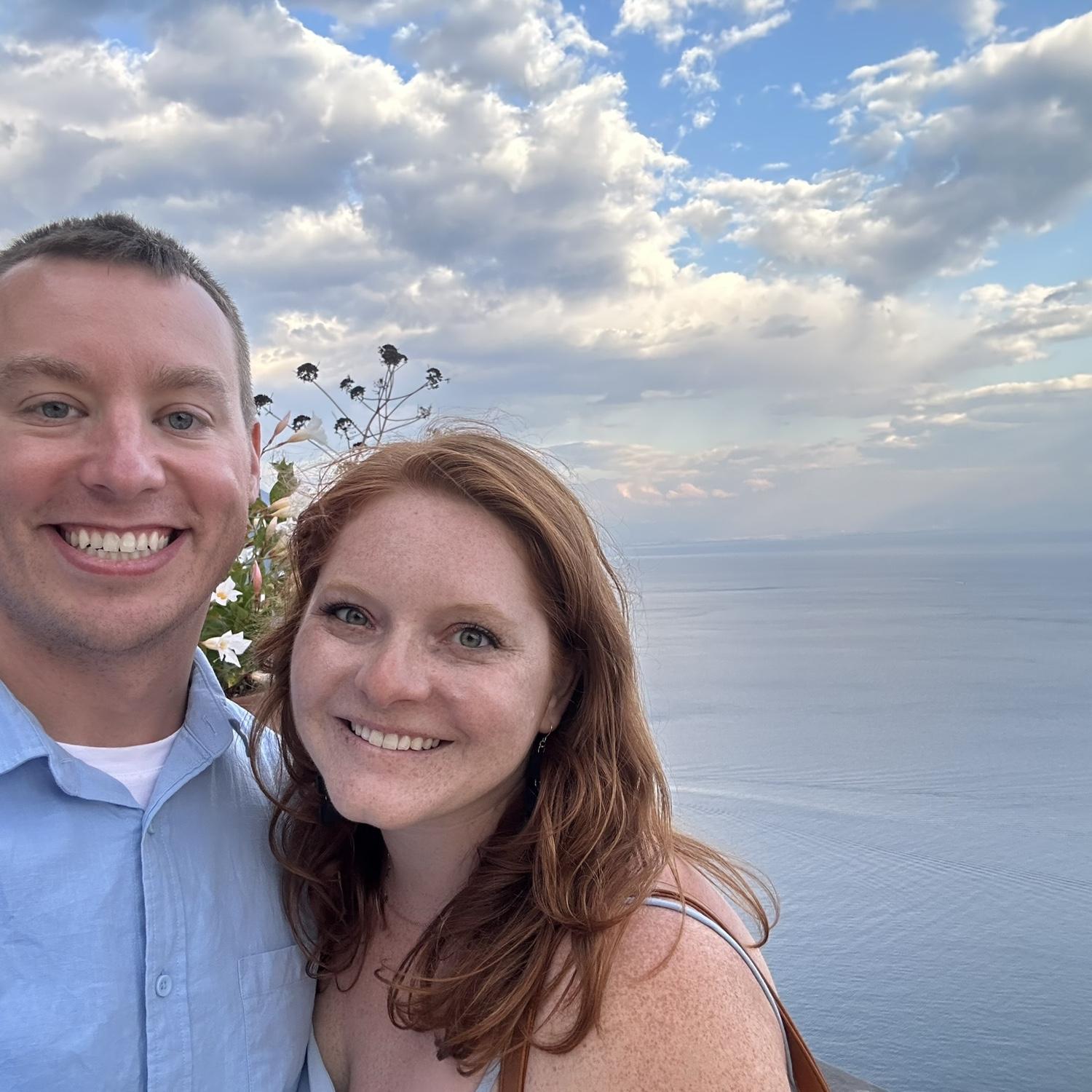 In Italy during our 8 month dating anniversary