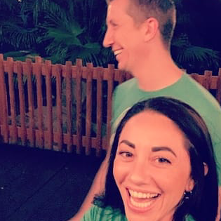 An "outtake" from a series of pictures Phelan was making us take. It was from our first ever trop to Howl-O-Scream at Busch Gardens. We had such a blast, we go back every year now!