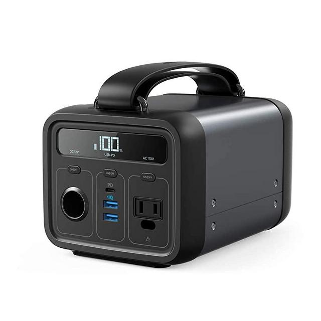Anker Powerhouse 200, 213Wh/57600mAh Portable Rechargeable Generator Clean & Silent 110V AC Outlet/USB-C Power Delivery/USB/12V Car Outlets, for Fast Charging, Camping, Emergencies, CPAP, and More