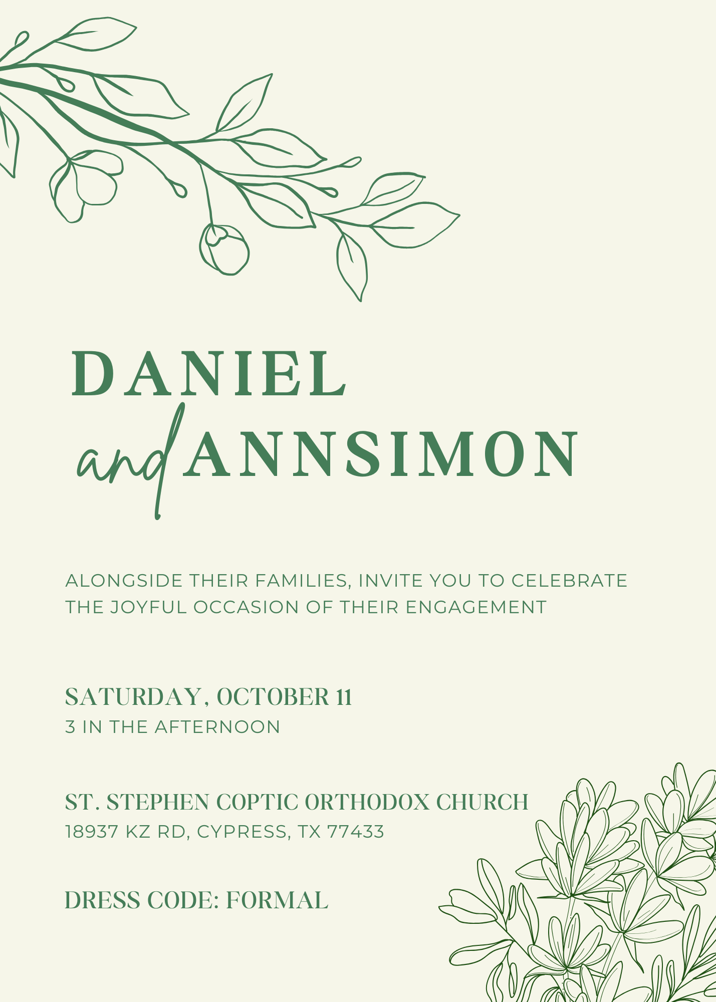 The Wedding Website of Annsimon Shenouda and Daniel Abdelmalek