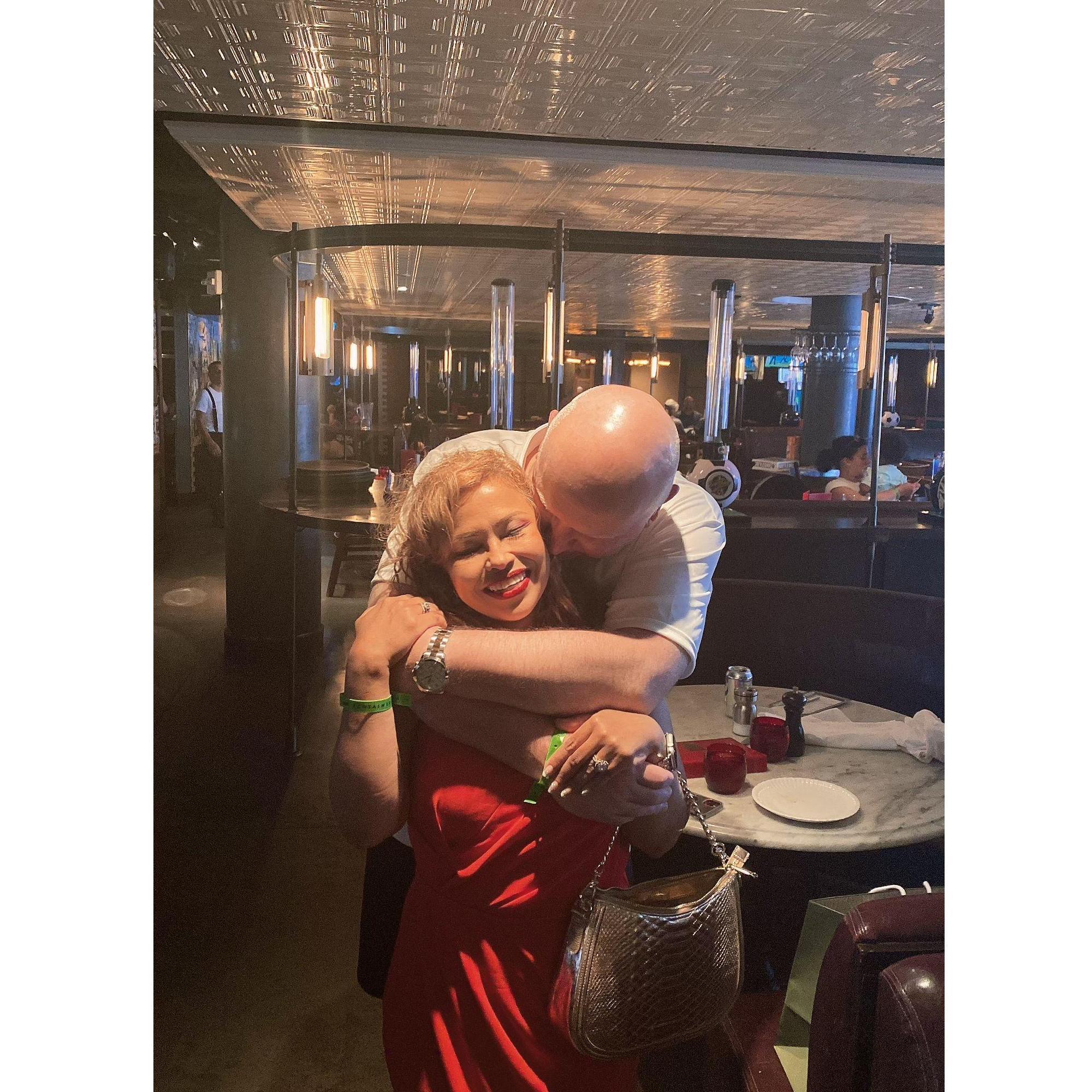 Dancing in Miami Beach.