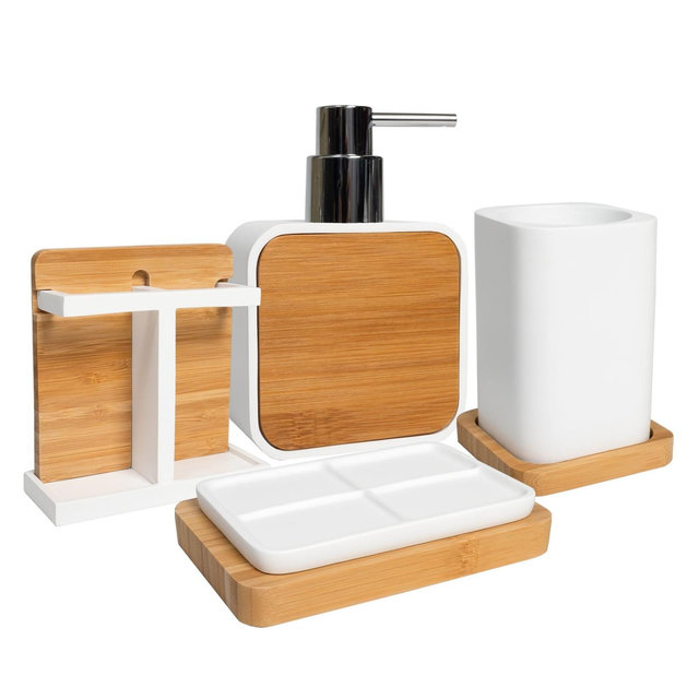 Ritz Bath Accessory Collection, 4 Piece Set
