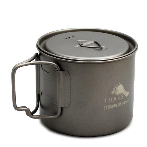 TOAKS Light Titanium 550ml Pot (Ultralight Version)