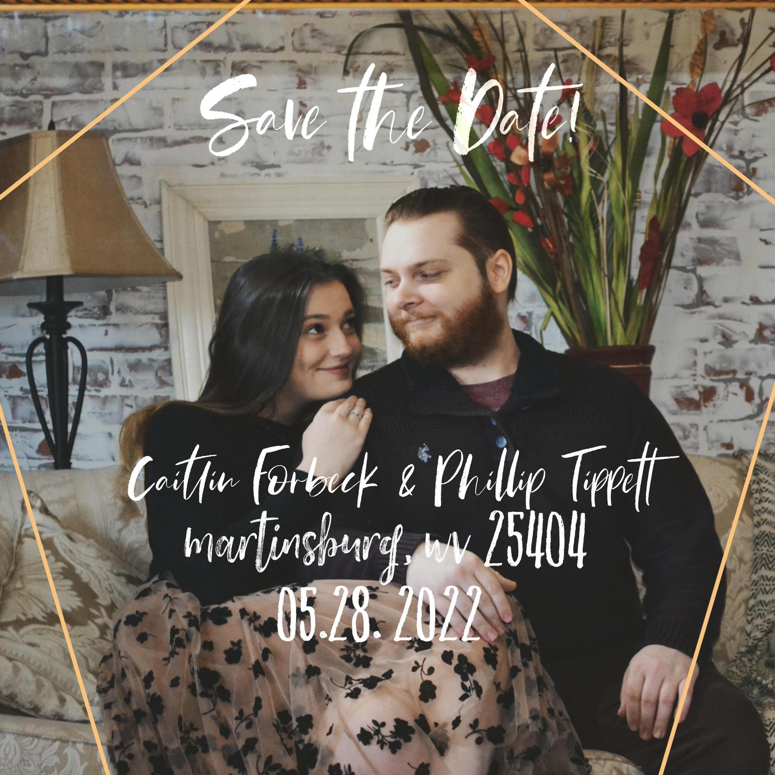 We spent time editing our own Save the Dates to make it as personalized as possible - here was our first edit design!