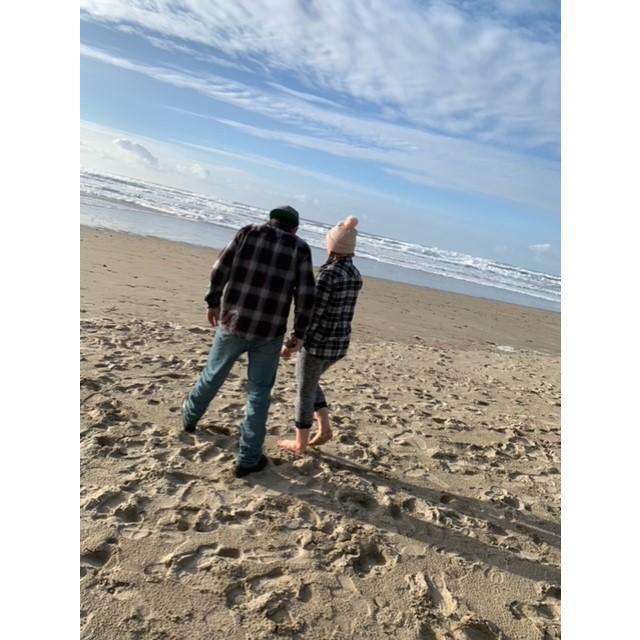 First Oregon Coast trip together.