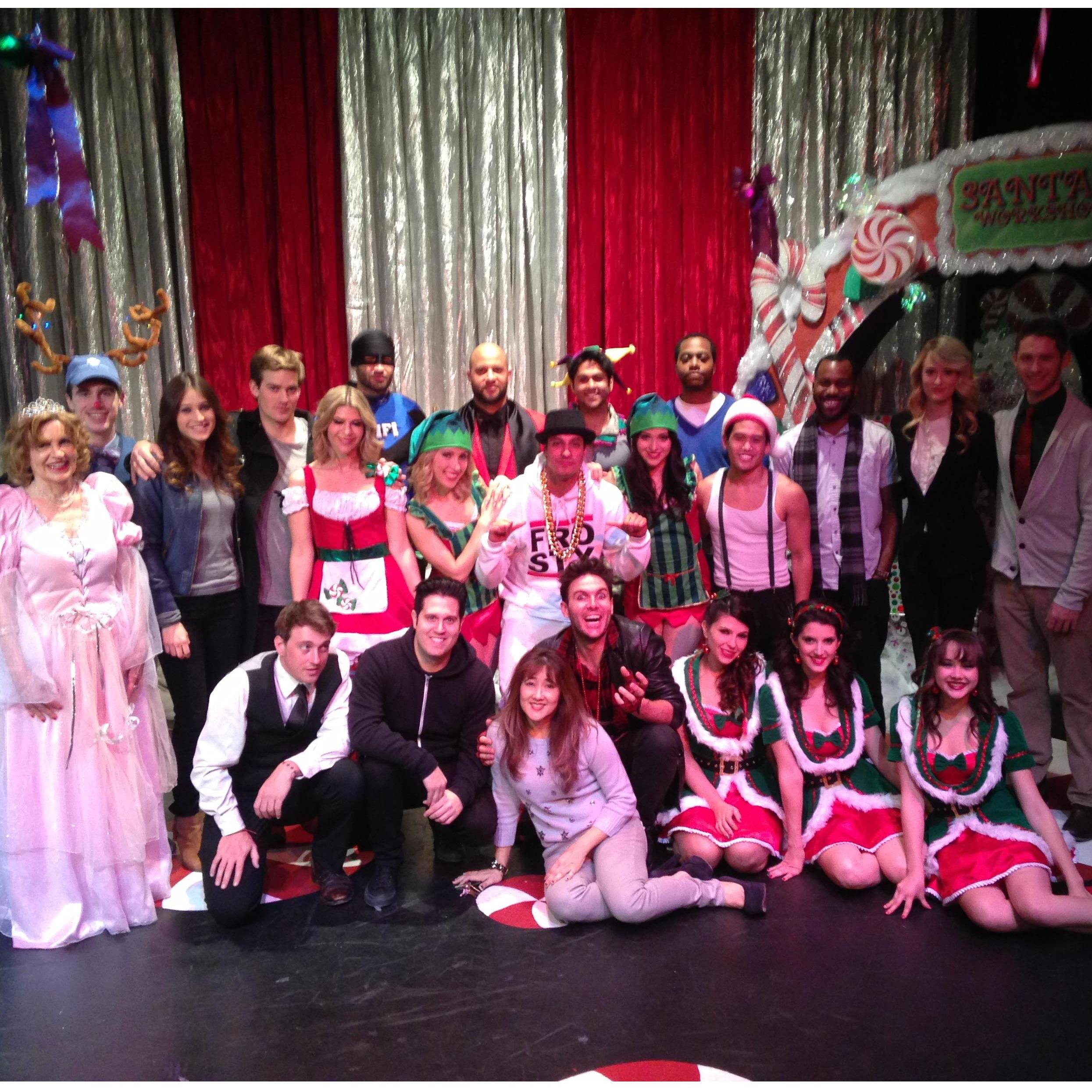 The whole cast