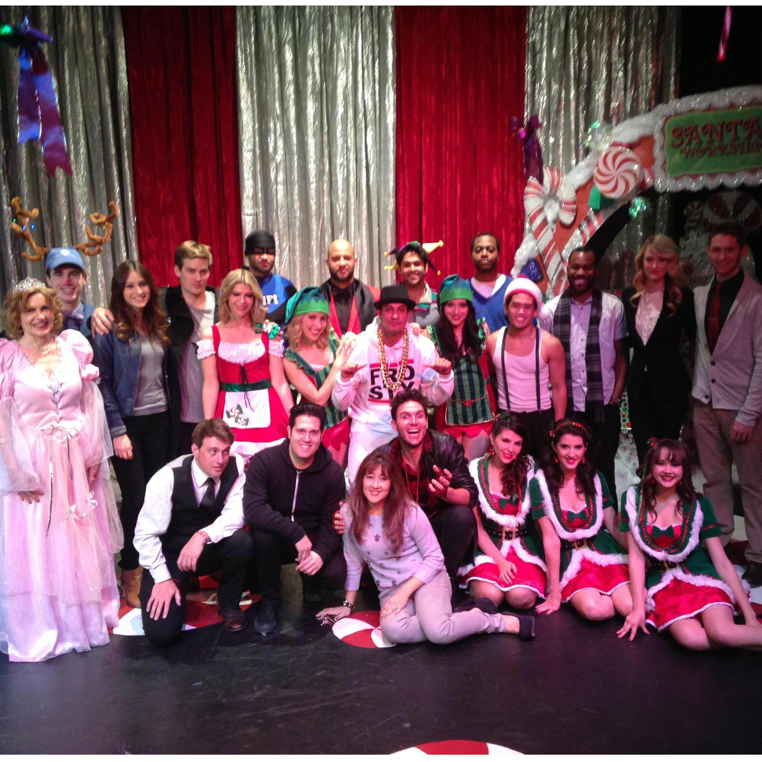The whole cast