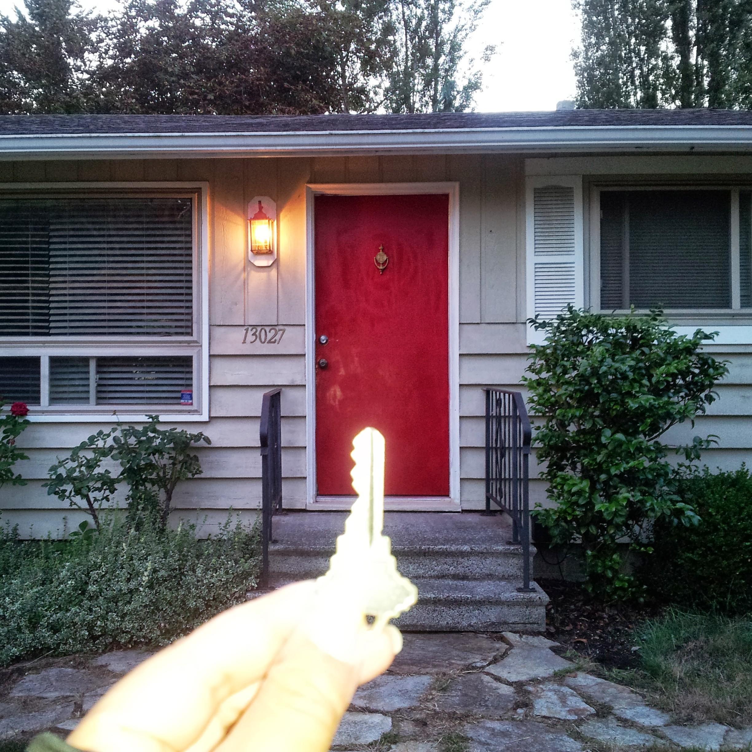Our first home we bought together!