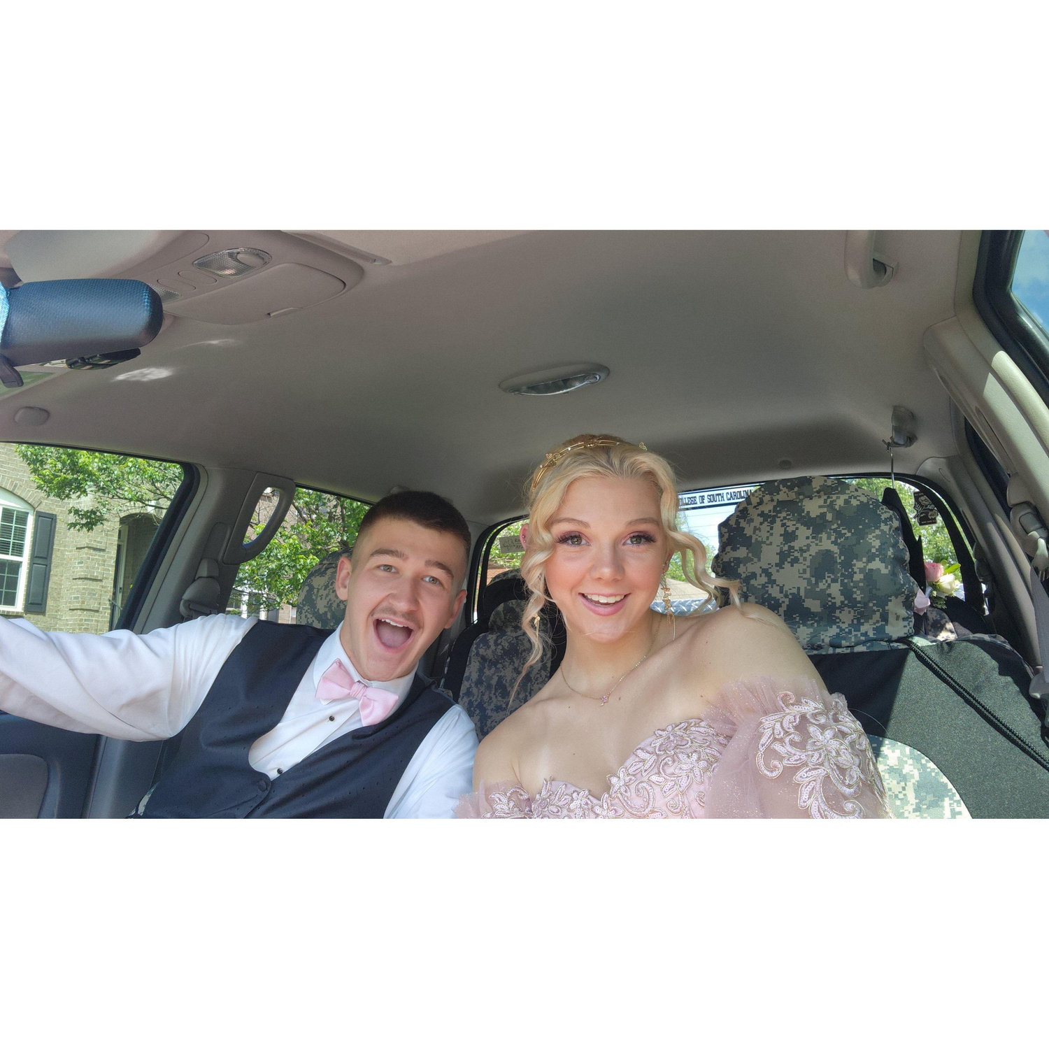 On Our Way To Prom!