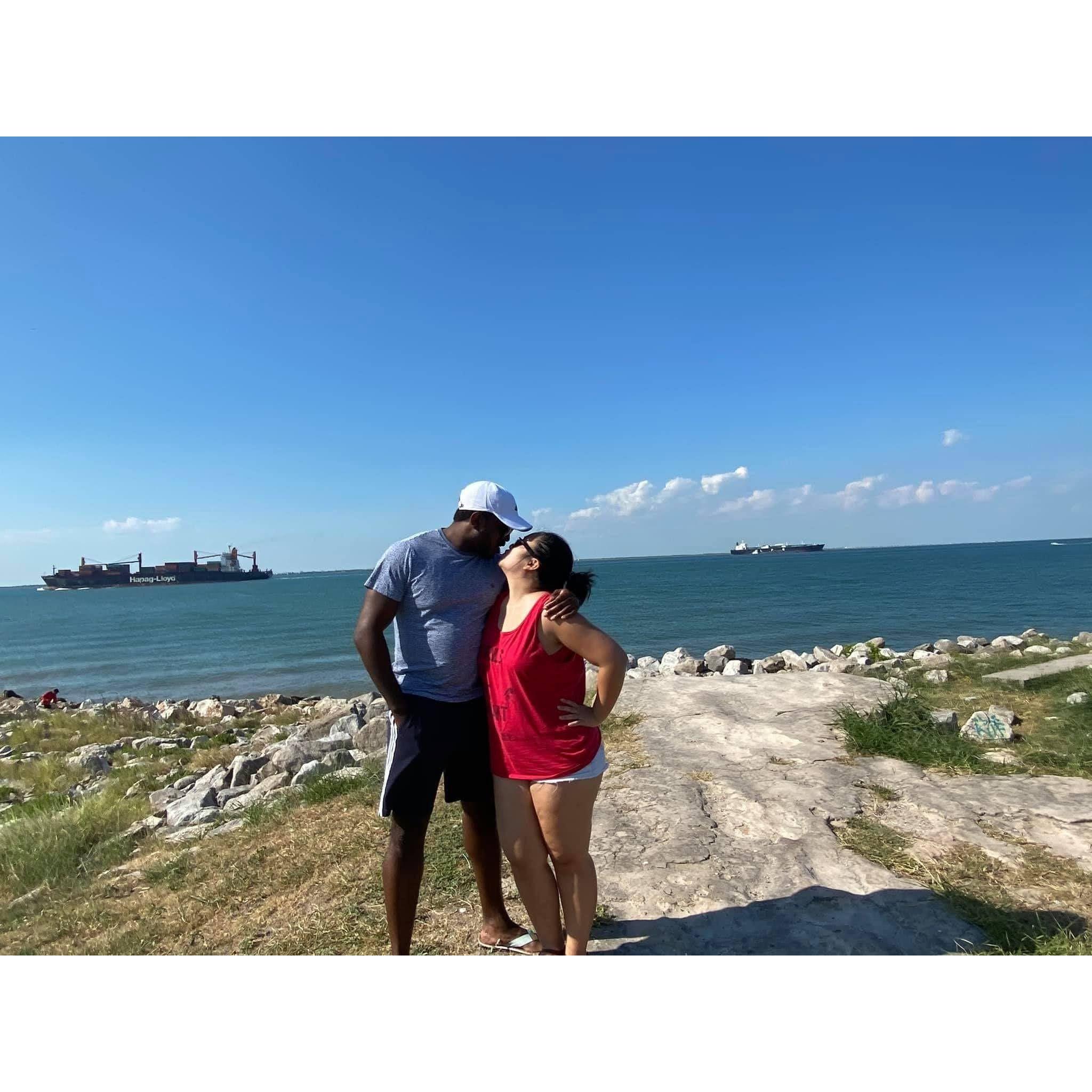 2020: Lamar's first trip to Houston! We road tripped from Orlando to Houston in August.