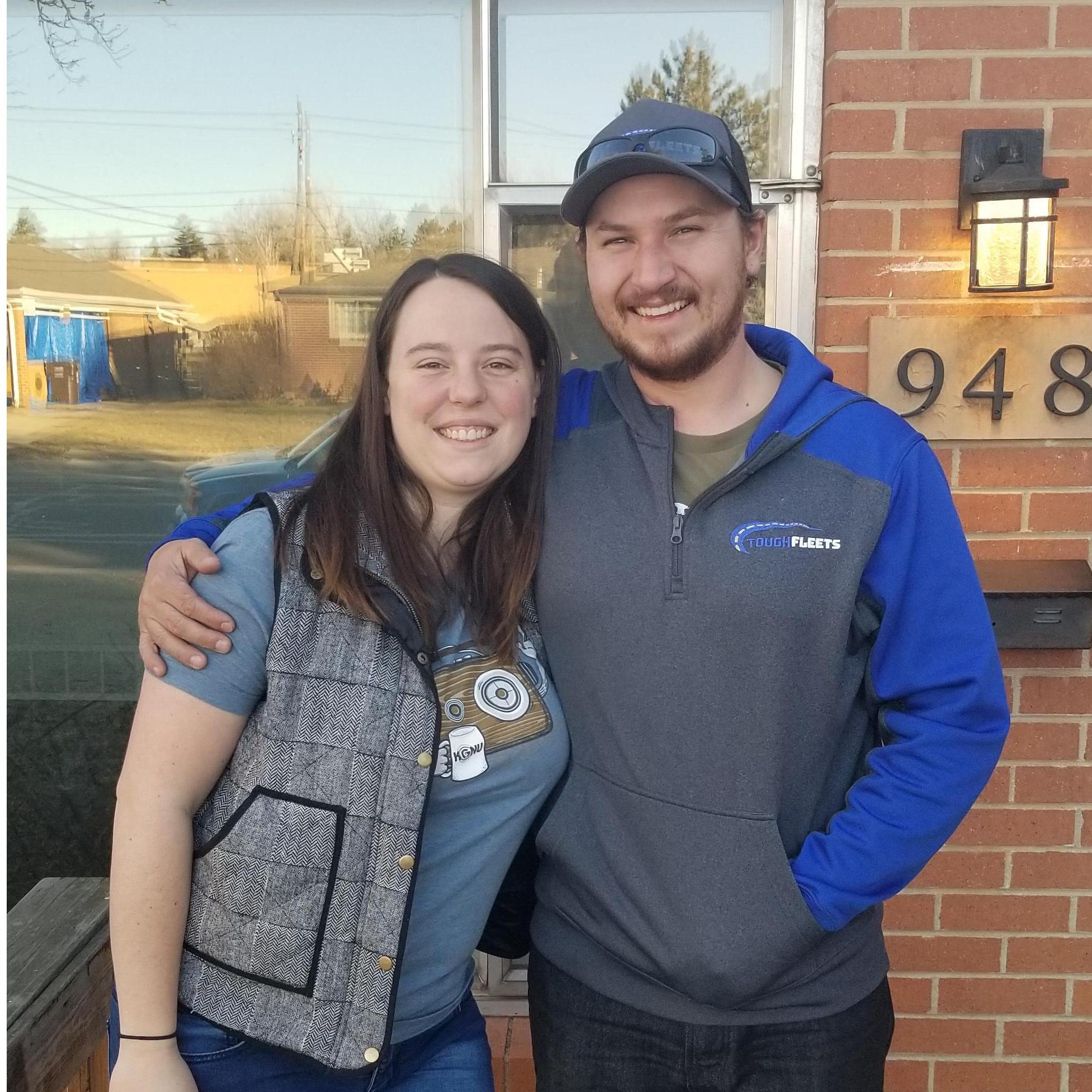 When we closed on our first house!