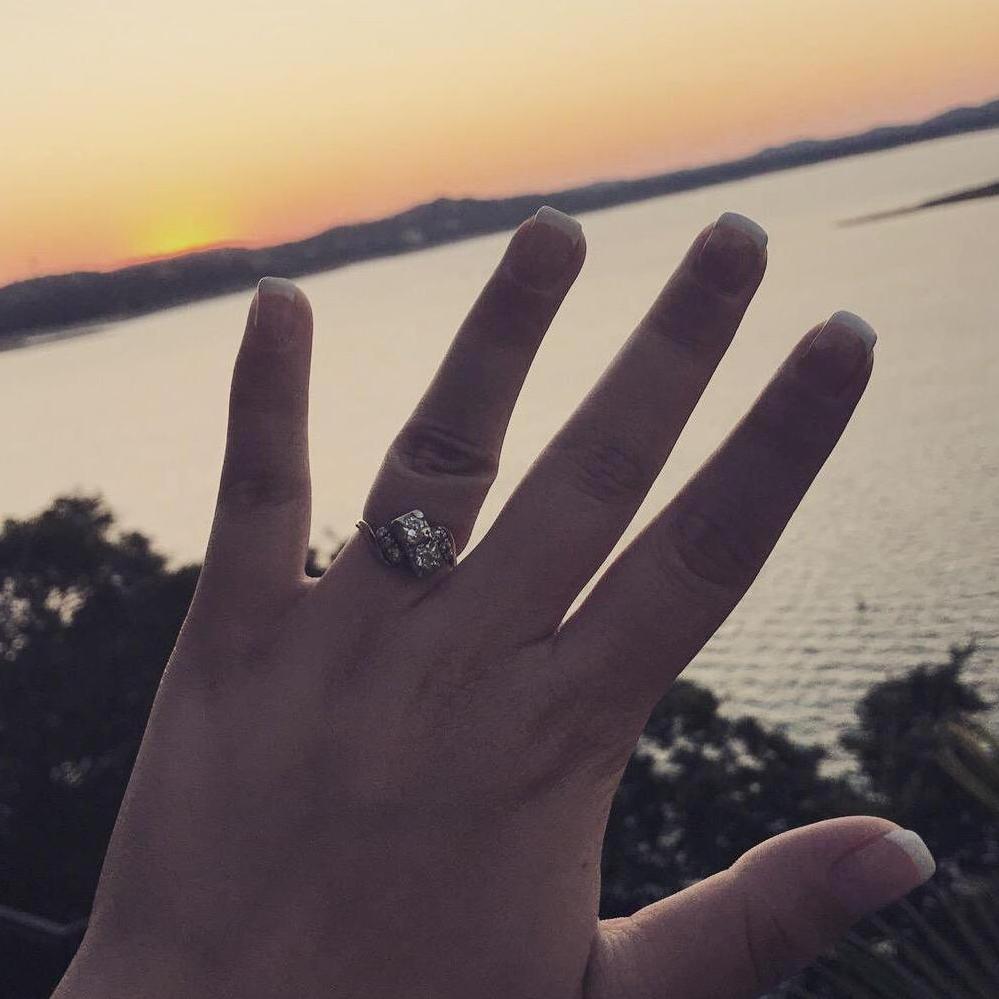 She said yes !!!! Brianna’s ring is a family heirloom given to Johnathan by his grandma.