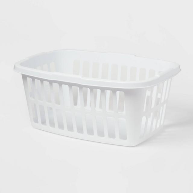 1.5bu Laundry Basket White - Brightroom™