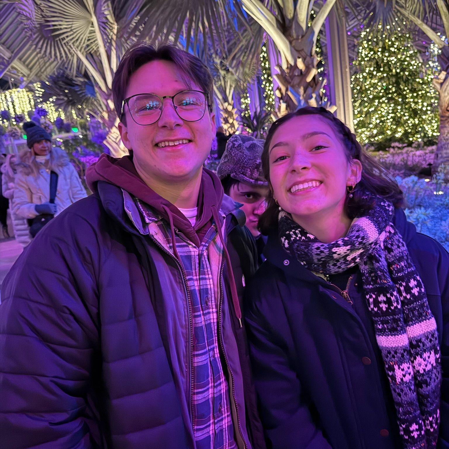 New Year's day at Longwood Gardens