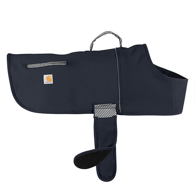 Carhartt Quick Duck Jac, Pet Dog Vest, Water Repellent Canvas, Dark Sapphire , Medium