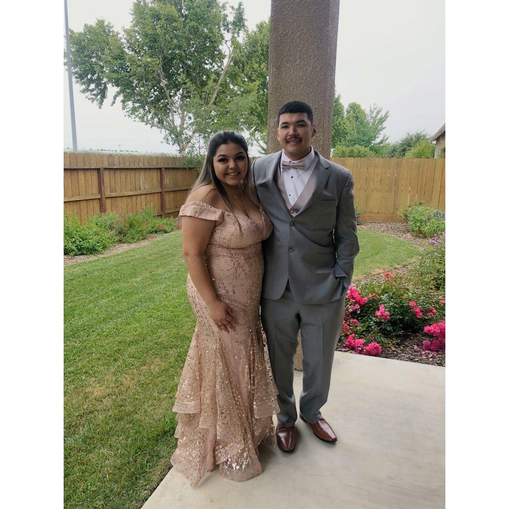 Prom! & now we live in the house where this was taken :')