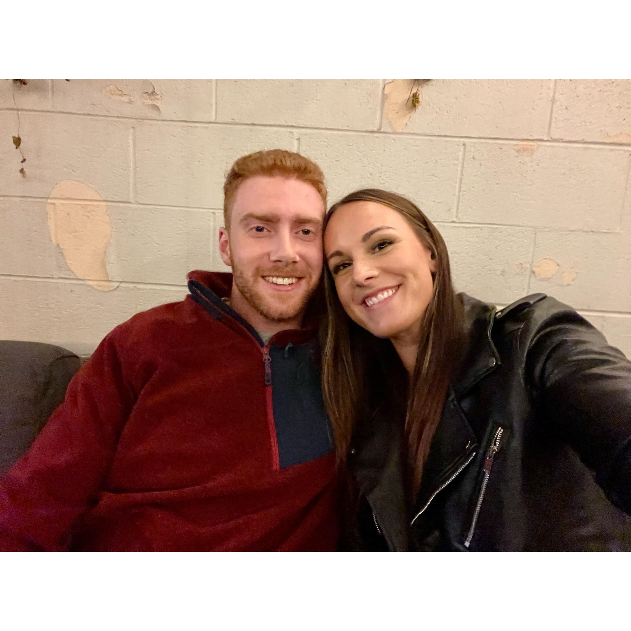 Our first picture as boyfriend and girlfriend :)