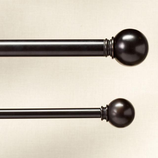 Ball Finial, Set of 2, .75" diam., Antique Bronze