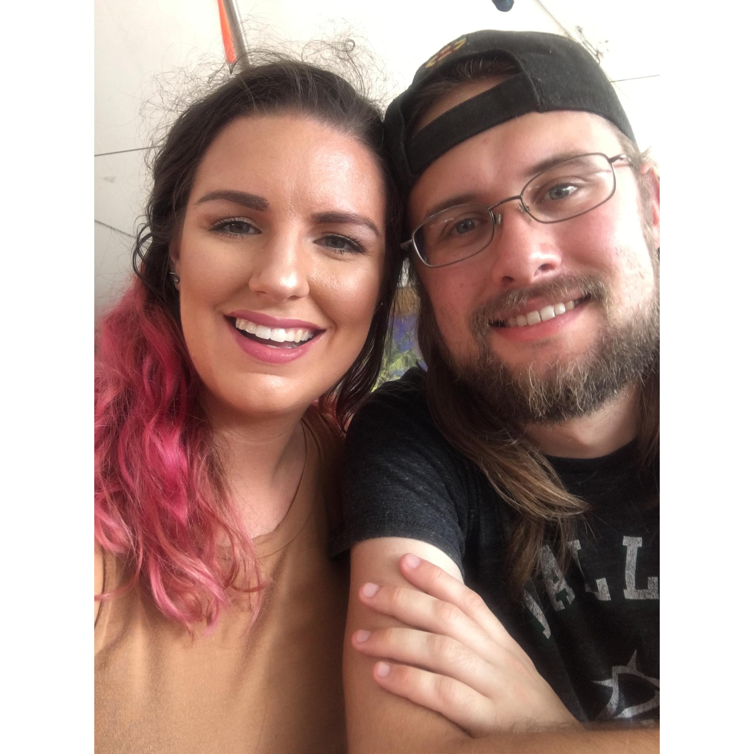 This is from our time in Oklahoma City. We always took time to go to the state fair every year we were there!