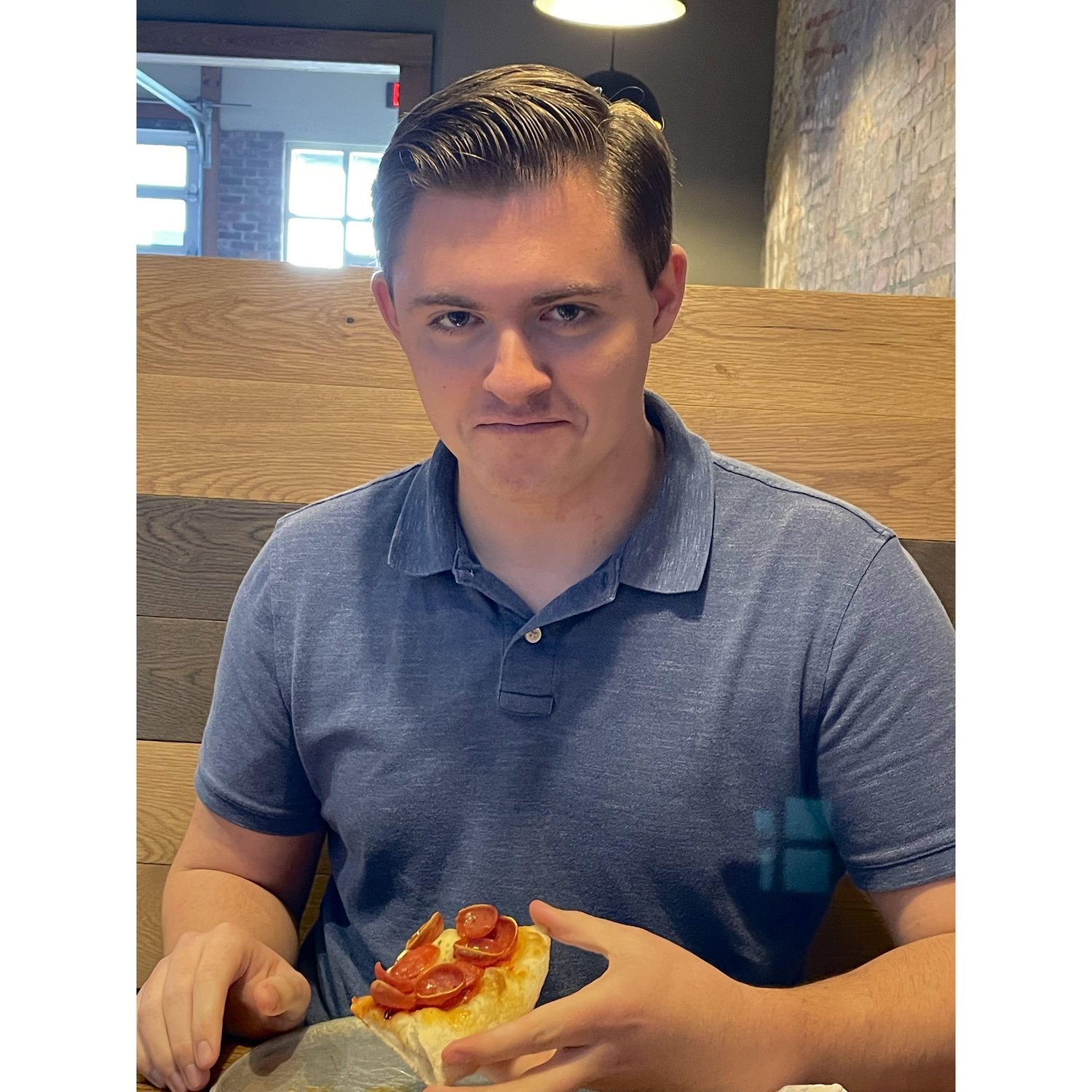 I snuck this pic to surprise my mom on our first date