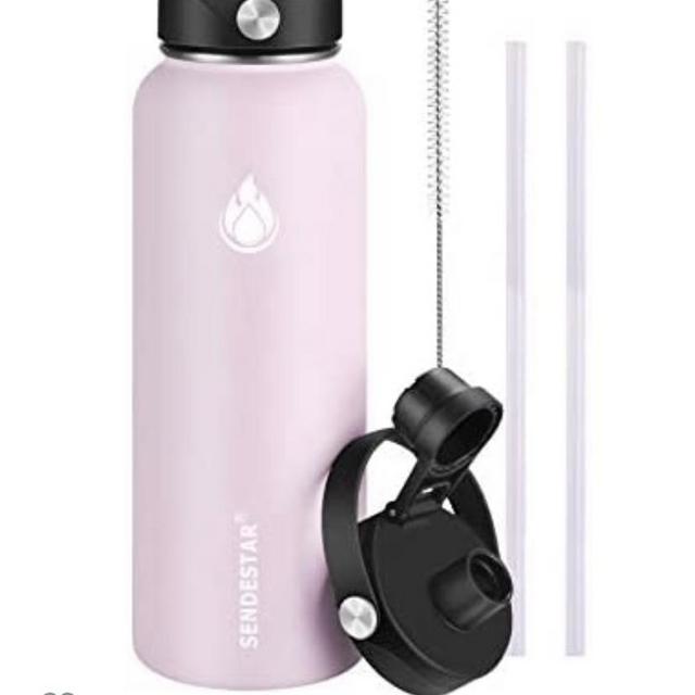 SENDESTAR Insulated Water Bottle, 32 oz (color: lilac)