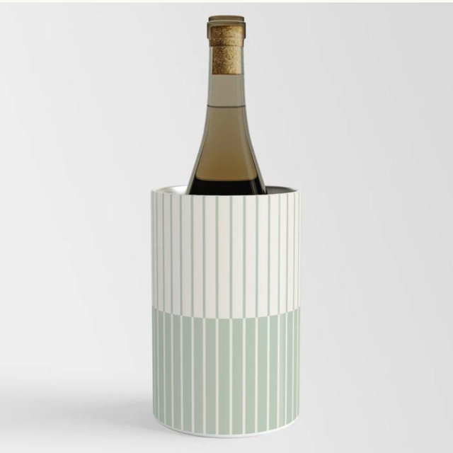 Wine Chiller in Color Block Lines XXIX